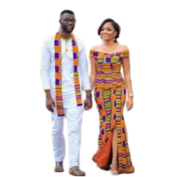 Kente Outfit for couple